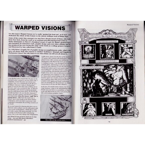 Citadel Journal #32 (1999) Warhammer Blood Bowl Nurgle WH40K Imperial Armour - Picture 7 of 10